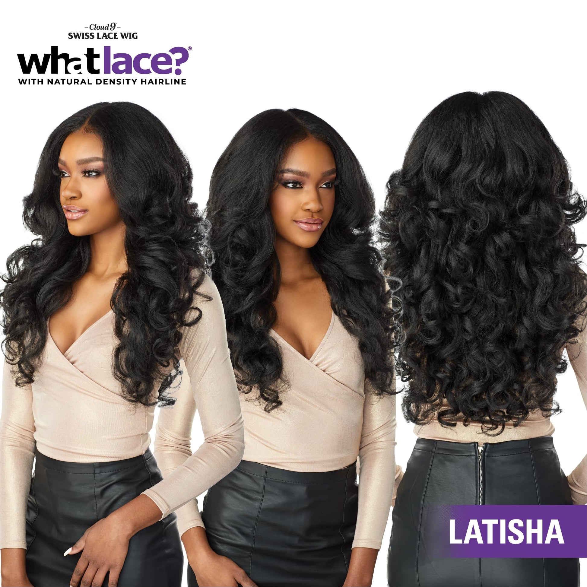 Sensationnel What Lace glueless wig interior cap construction including combs and adjustable bands