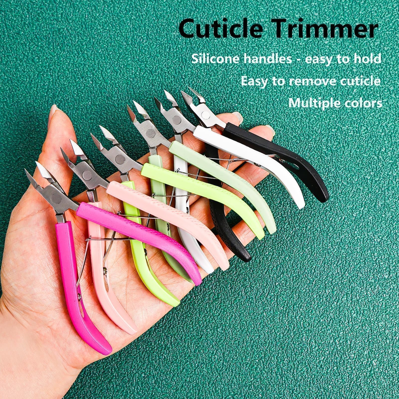 Xuancai professional manicure and pedicure cuticle clipper tool isolated against a clean background.