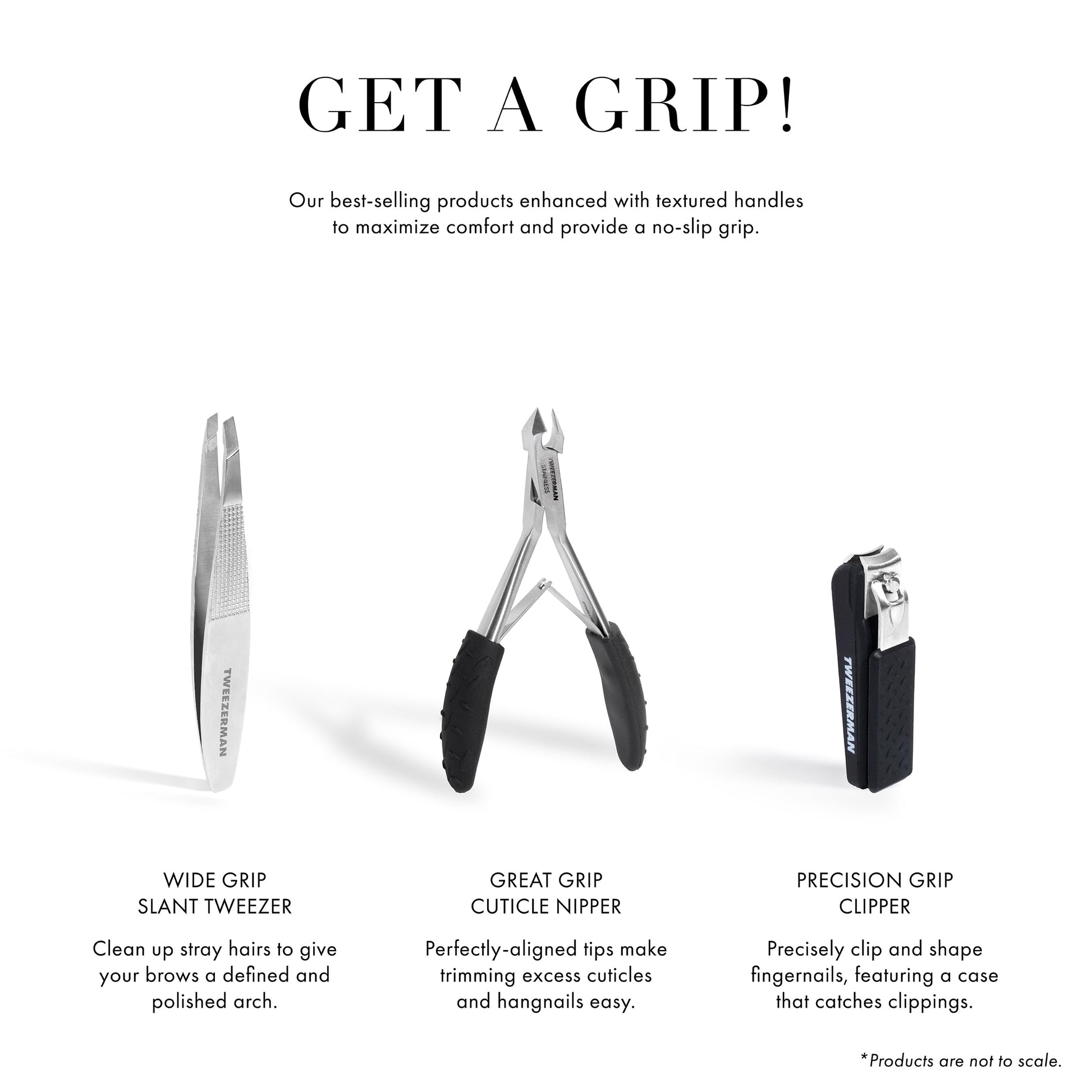 Full packaging view of authentic Tweezerman cuticle nipper imported from the United States for Rudra Retails