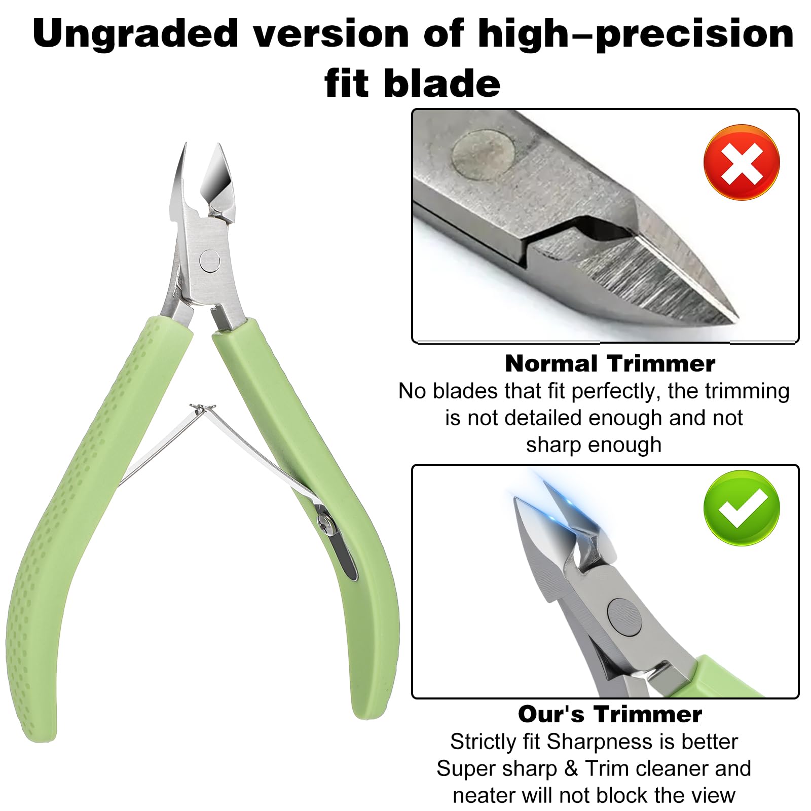 Two count professional cuticle remover set showing the compact travel friendly dimensions.