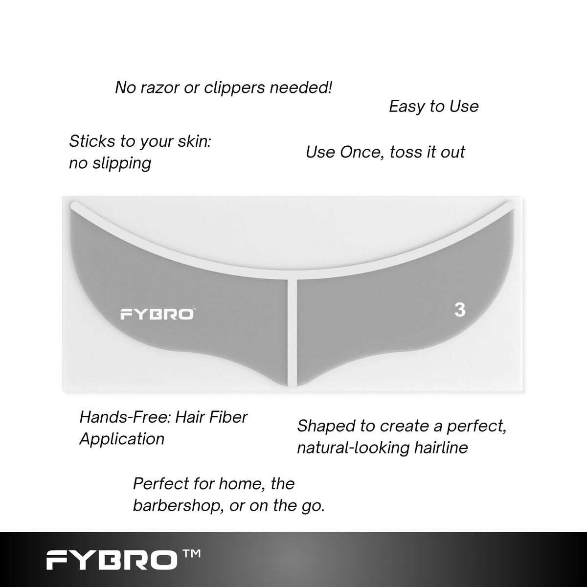 Demonstration of clean lineup with spray and fibers