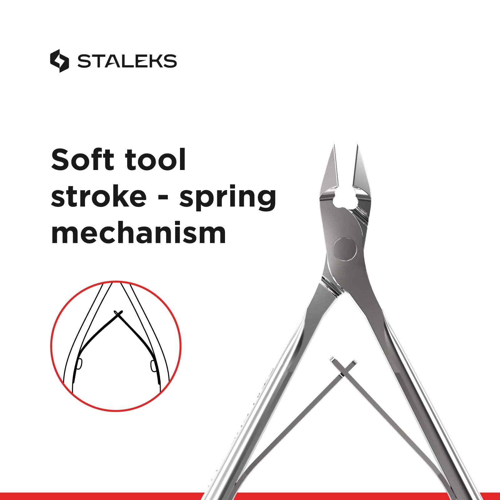 Professional manicure tool Staleks Classic NC-10-8 display