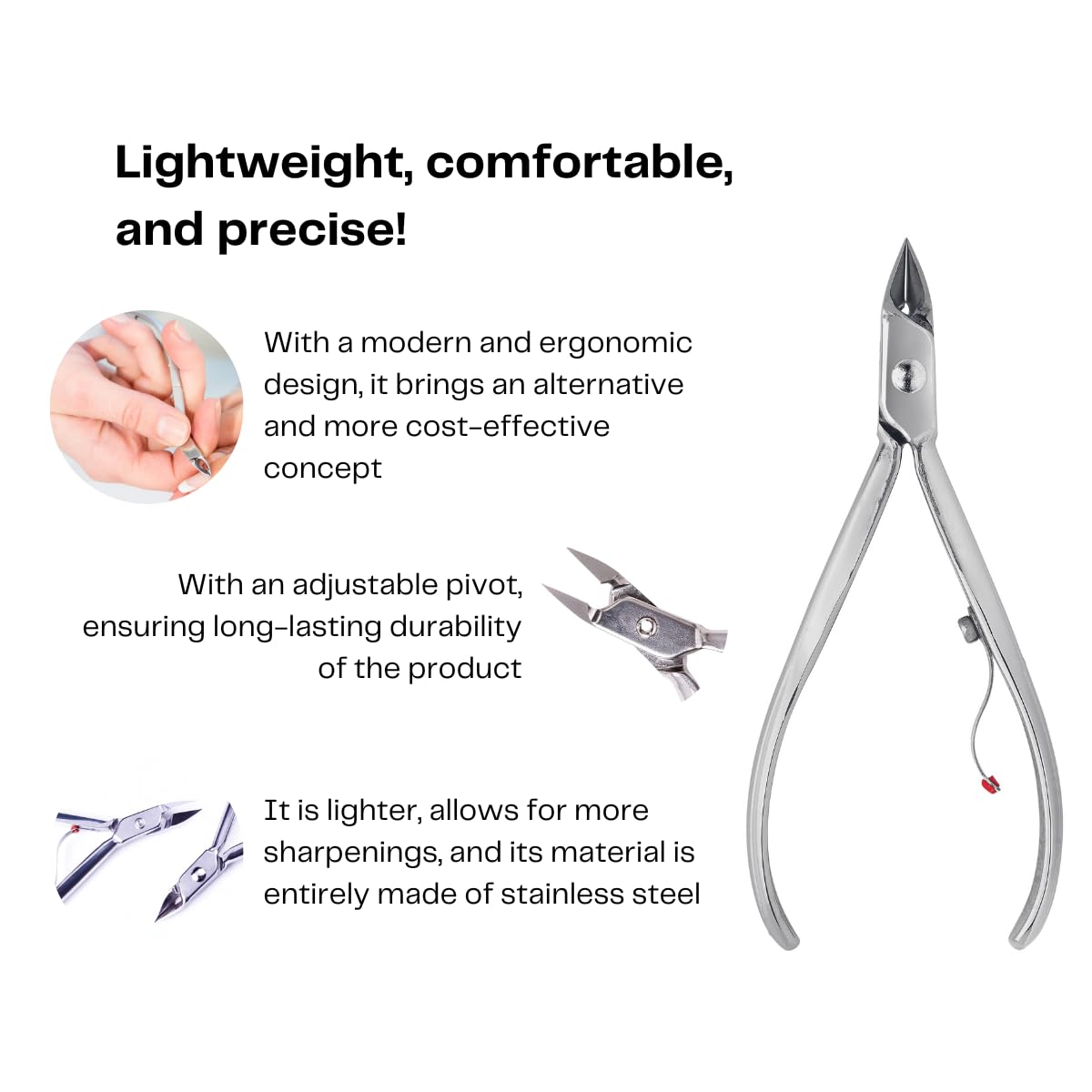 Ergonomic handle design of Mundial 777 nail nipper