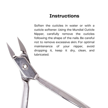 Mundial 777 cuticle trimmer with protective cap
