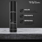 The Rich Barber N Hance Hold Spray back view with usage instructions