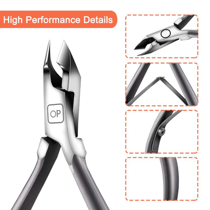 Close up of opove X7 mini surgical stainless steel blades