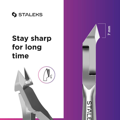 Side profile of Staleks Pro Smart 30 ergonomic handles