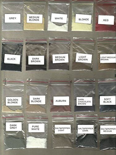 Finally Hair loss concealer refill bag displaying ingredient details