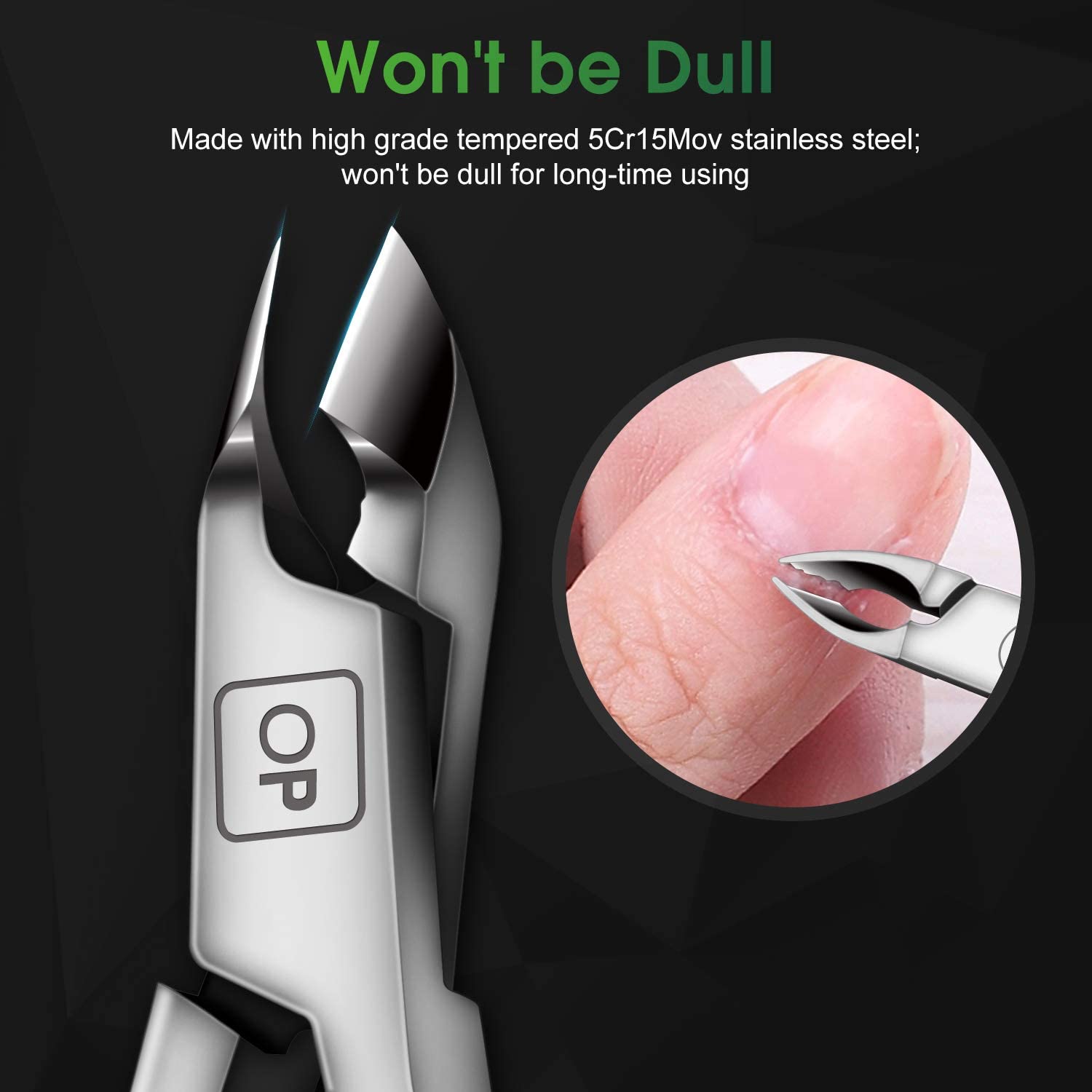Opove X7 cuticle nipper double spring mechanism detail