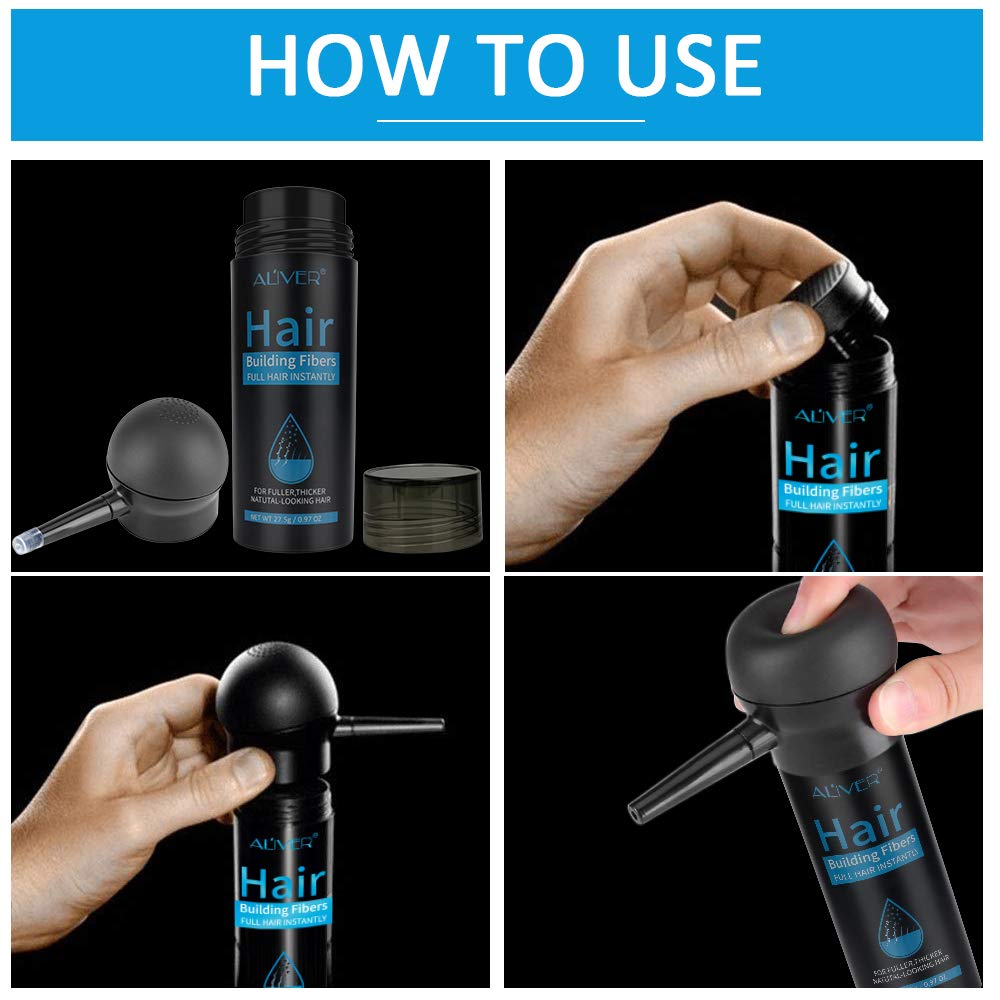 Authentic USA imported Splat hair fibers kit with included spray nozzle.