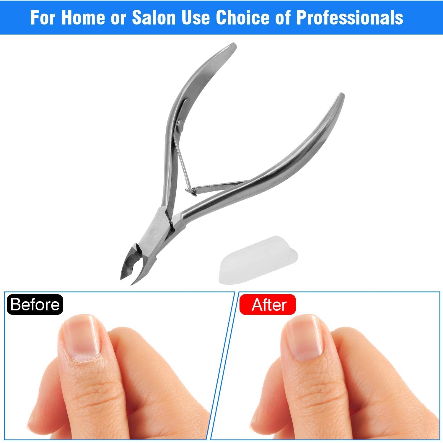 Koyata cuticle nipper with protective cap for storage