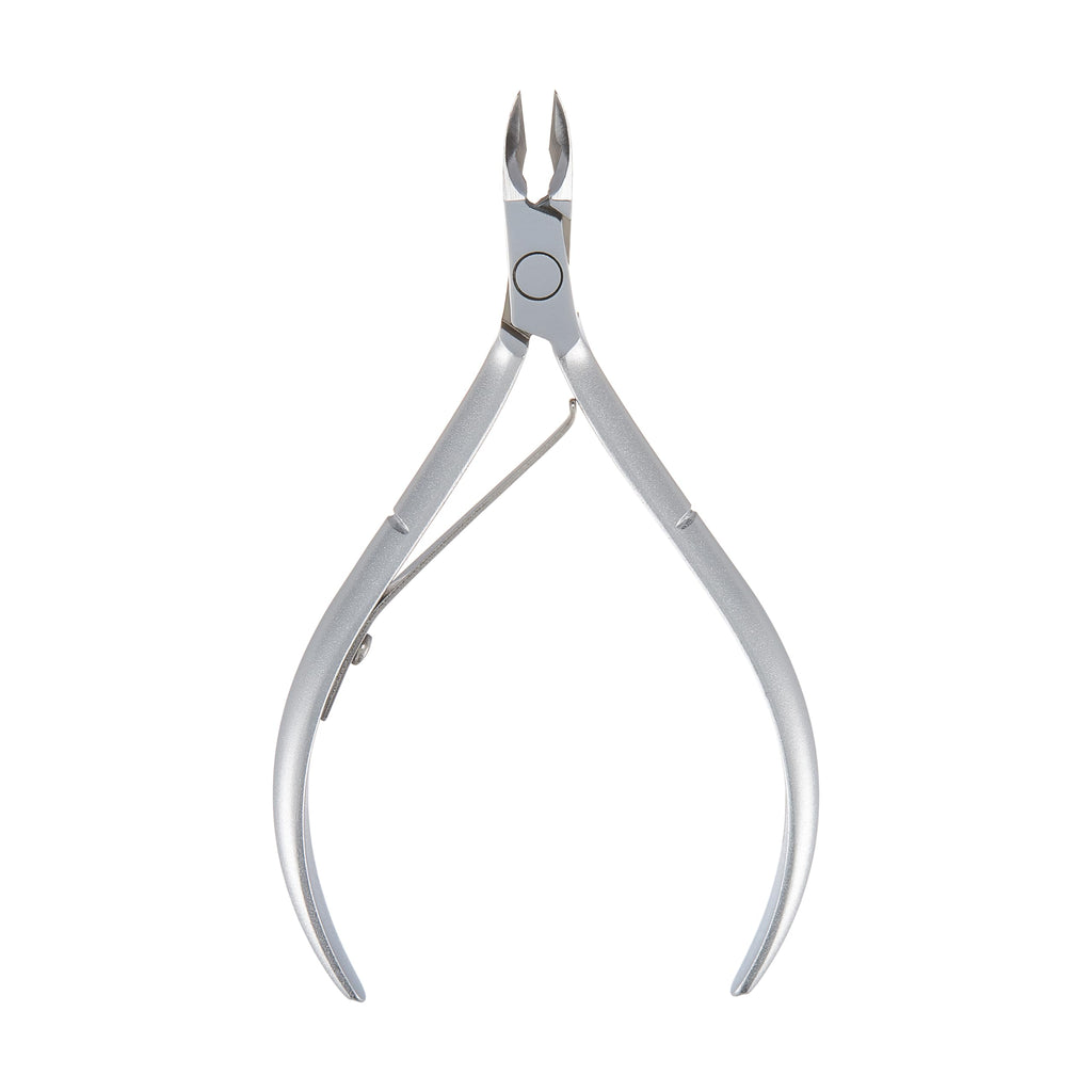 Professional Nghia nail tech nipper held in hand