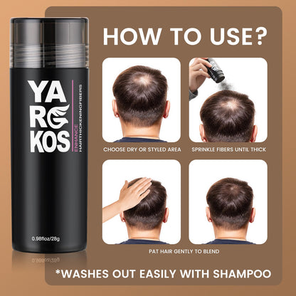 Mifanyo hair concealer powder application packaging view for volumizing fine hair.