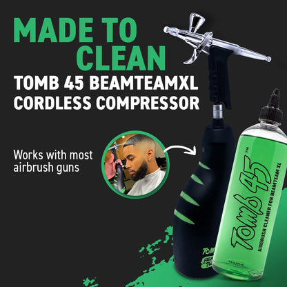 Side view highlighting the authentic imported USA grooming maintenance formula