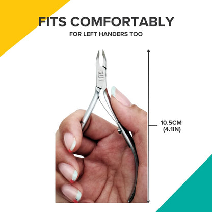 Side profile of Rui Smiths French handle cuticle trimmer