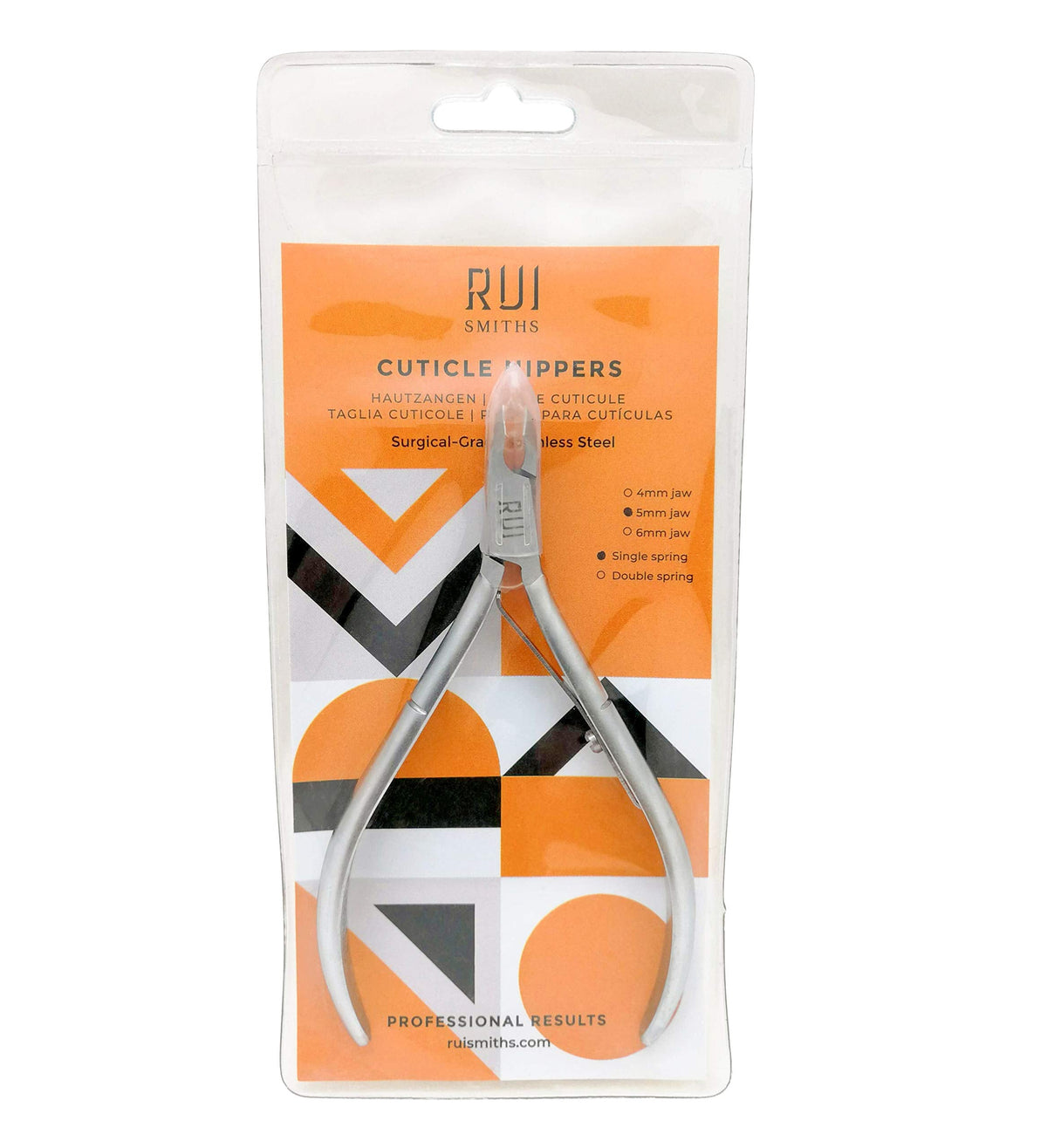 Rui Smiths cuticle nipper blades fully extended
