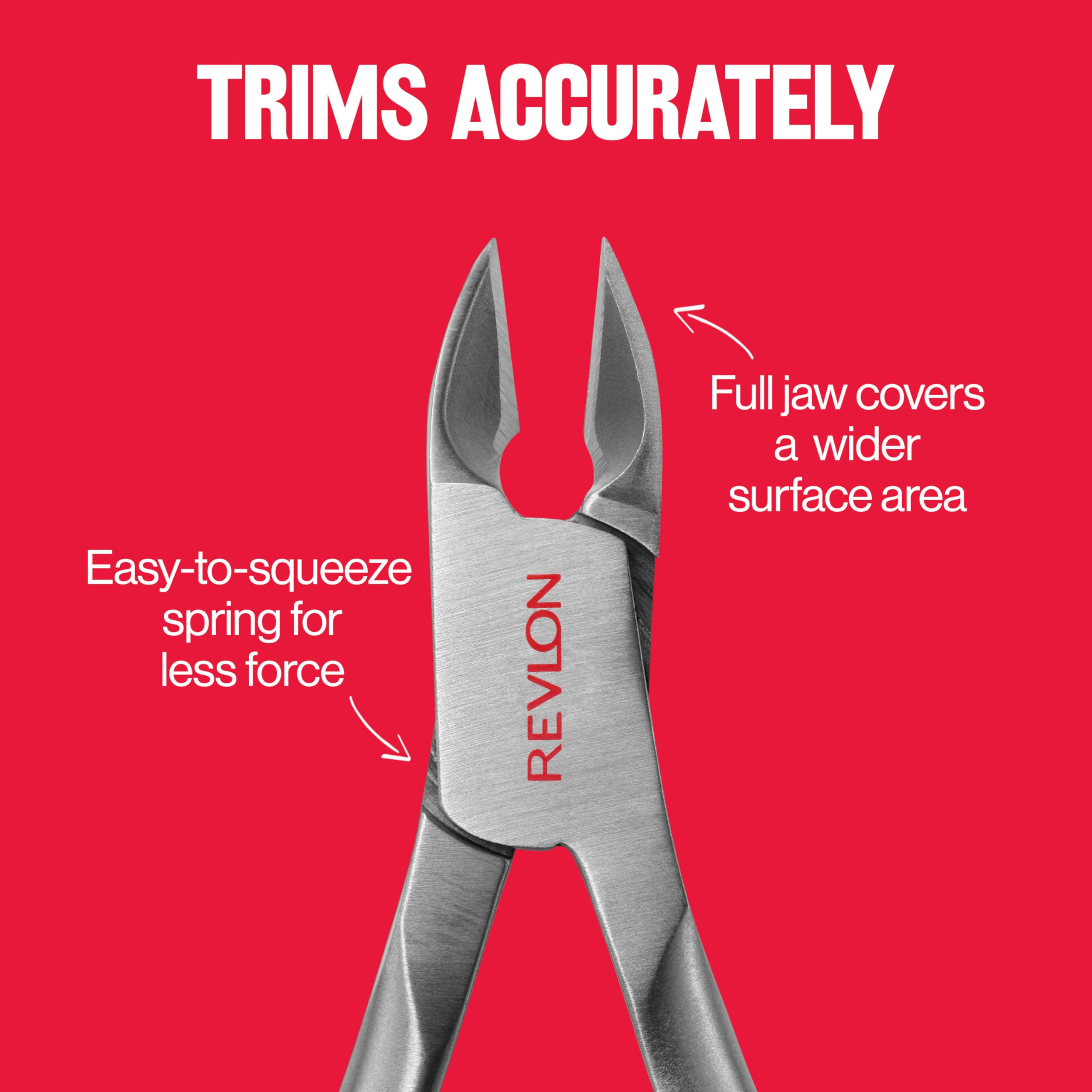 Revlon professional nail care nipper with easy to squeeze spring action