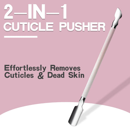 Ergonomic double spring handle mechanism of the pink cuticle clipper