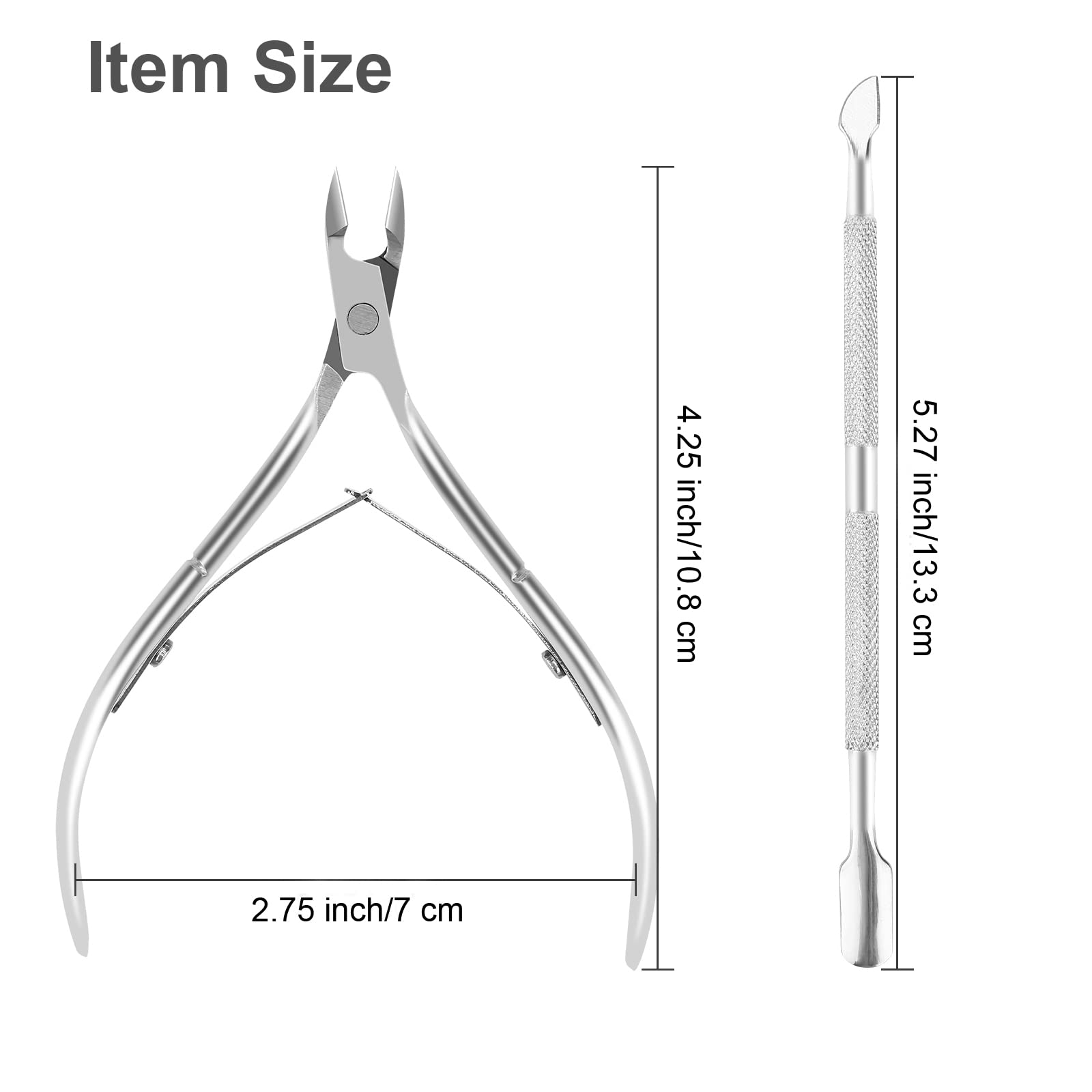 Close up of YLYL stainless steel cuticle nipper jaw design