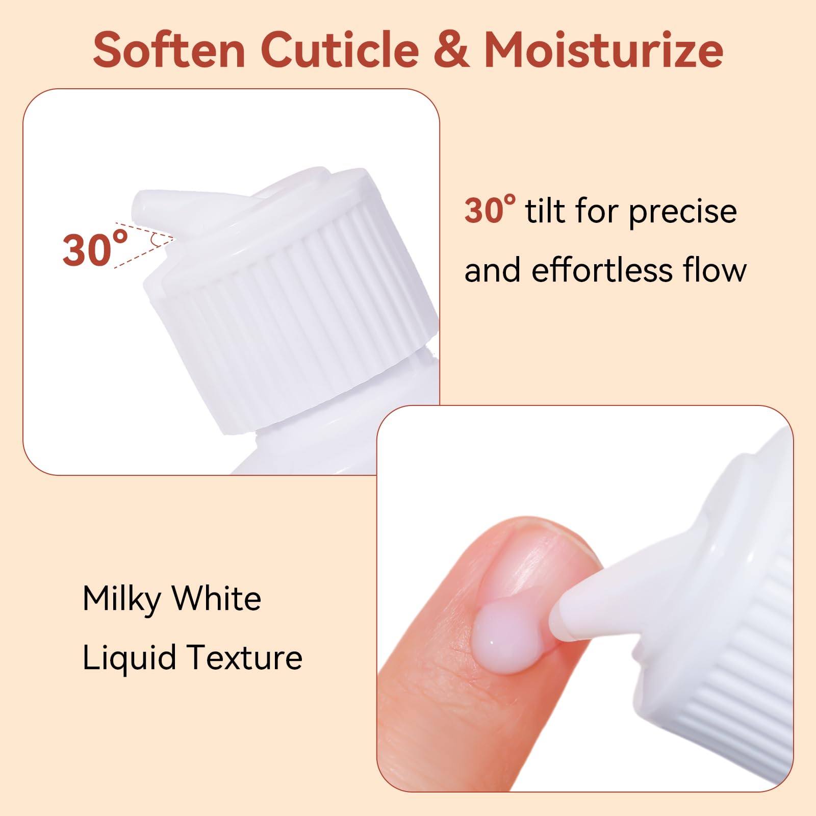 Makartt 120 milliliters cuticle remover liquid bottle