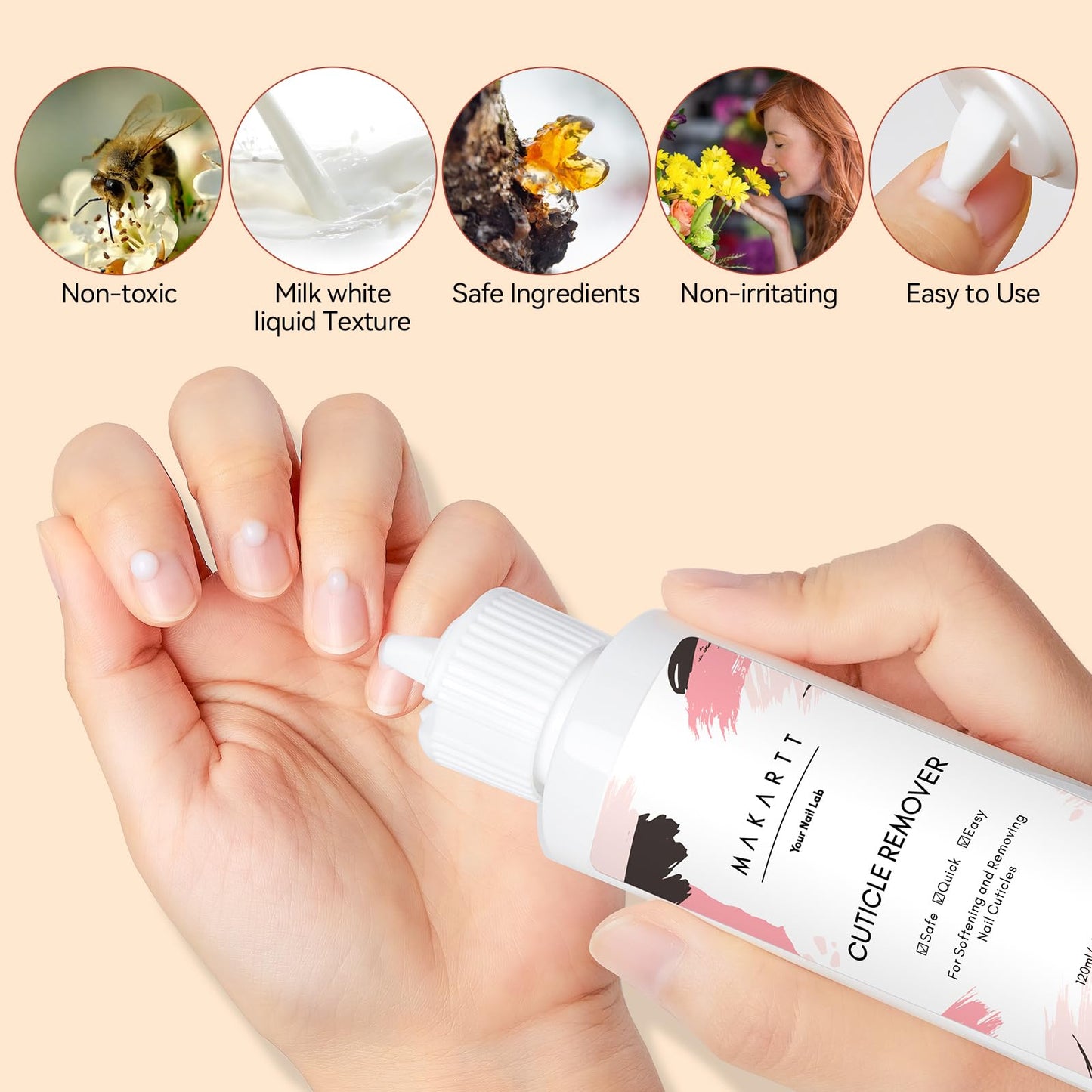 Full Makartt cuticle care kit contents flat lay