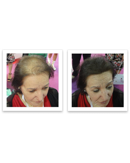 Side angle of Caboki hair thickening solution sixteen grams bottle for thinning hair