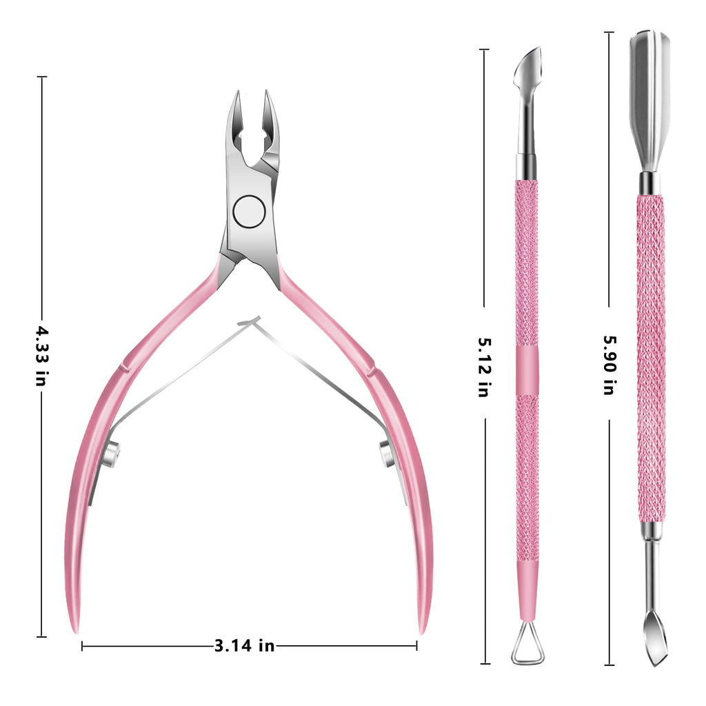 Decute 5 in 1 nail care set components spread out