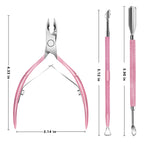 Decute 5 in 1 nail care set components spread out