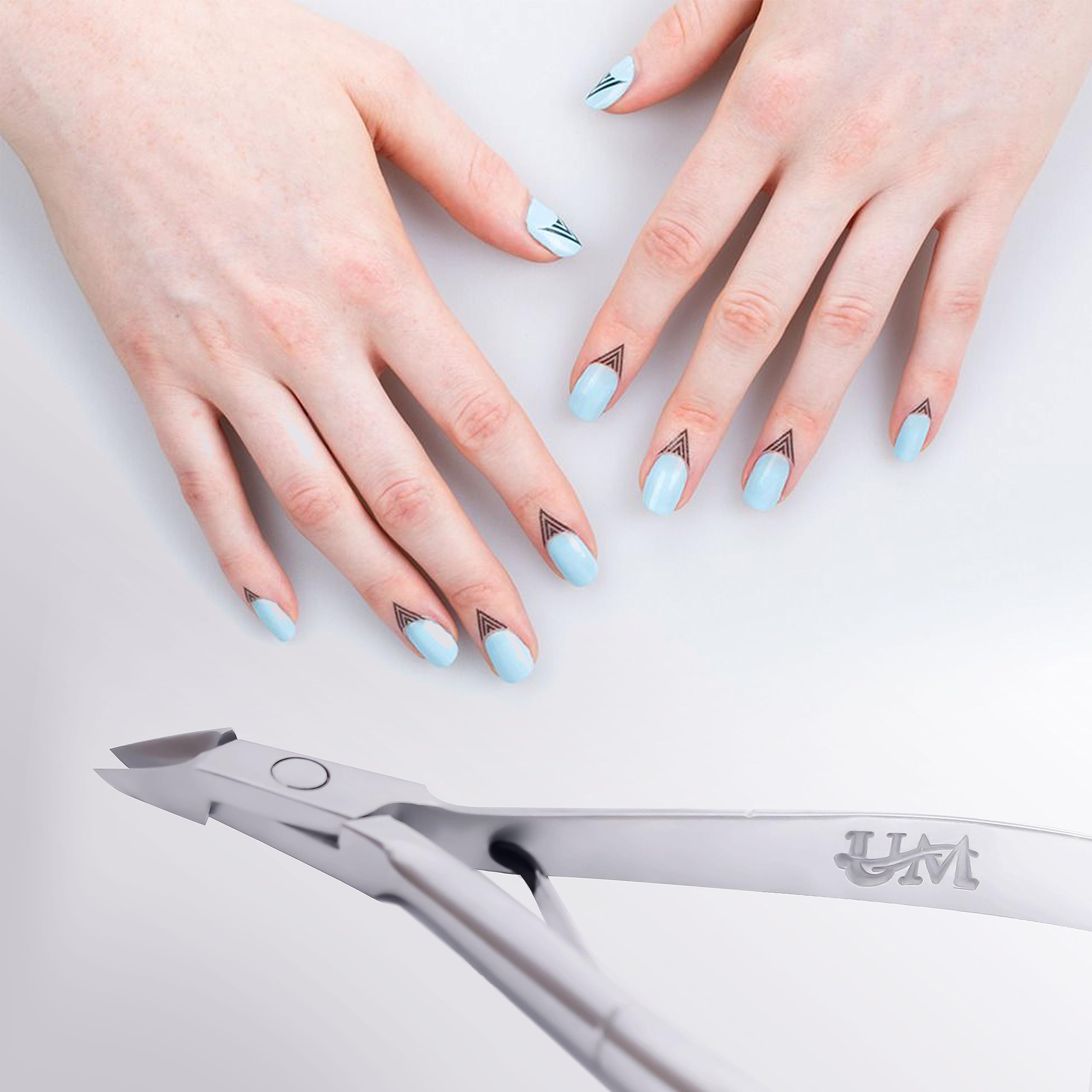Top view of UM Supplies nail tool professional grade finish