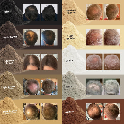 IMPERIO scatter hair fiber powder for thinning hair remediation