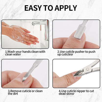 Ergonomic curved handles of the generic cuticle clipper demonstrating a secure grooming grip