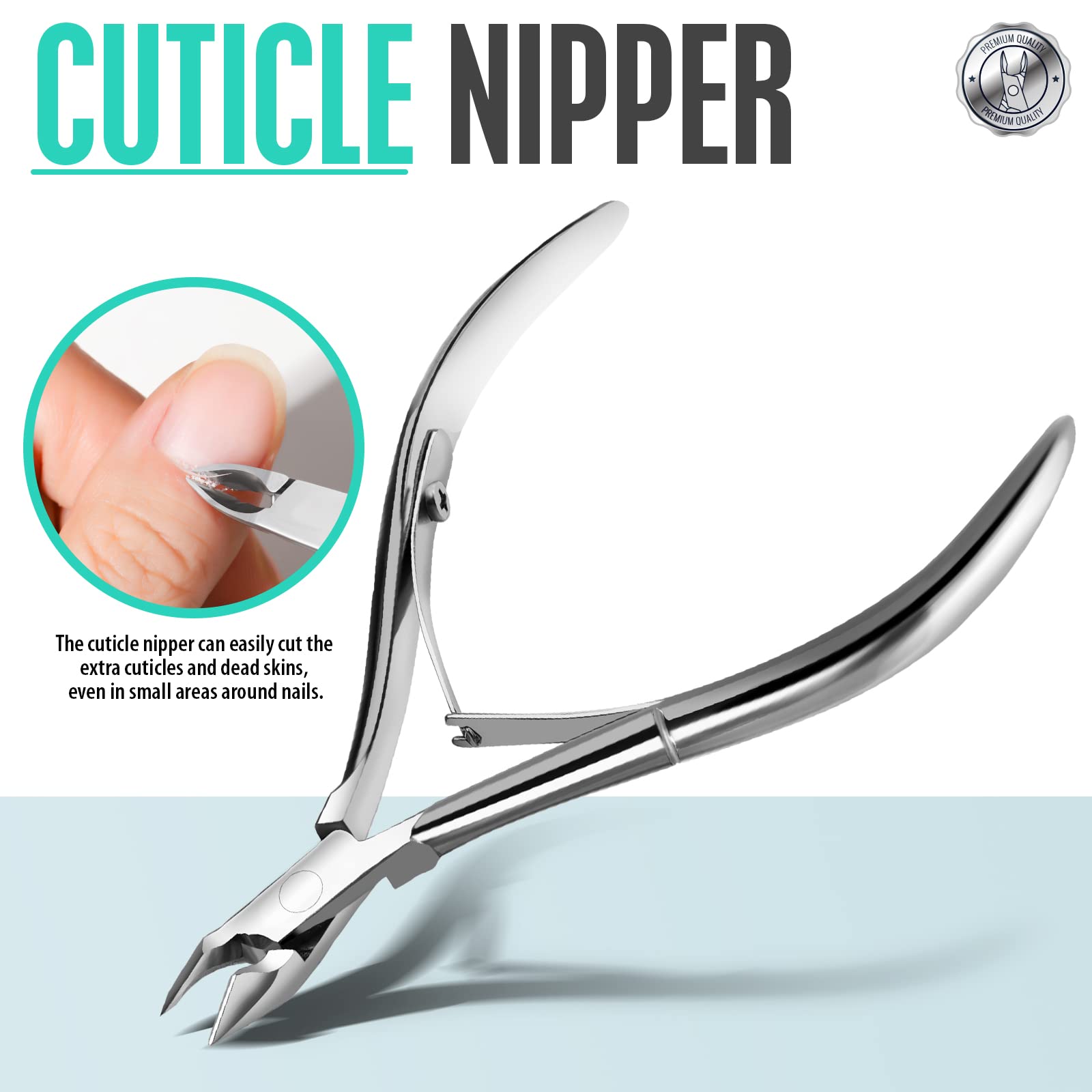Fandamei double sided nail pusher and cleaner tool