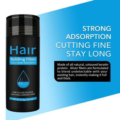 Find Back hair thickening powder before and after visual on scalp bald spots
