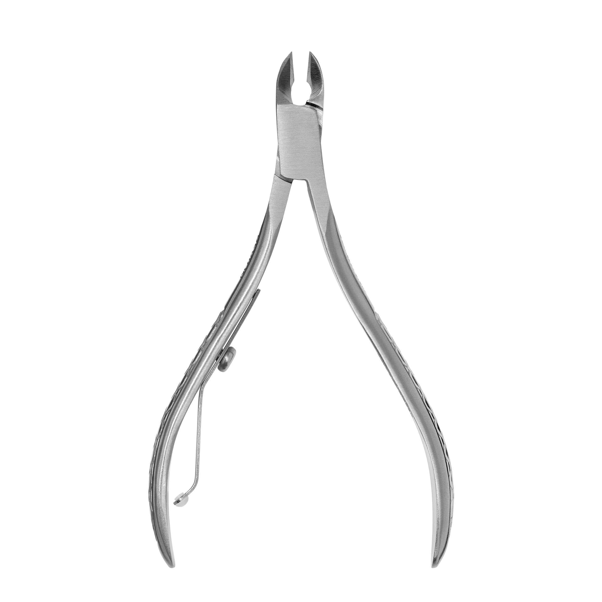 Close up view of Revlon half jaw precision cuticle blade