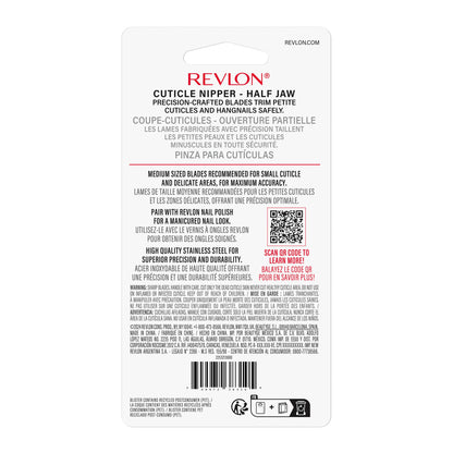 Ergonomic non-slip handle of Revlon cuticle nipper tool