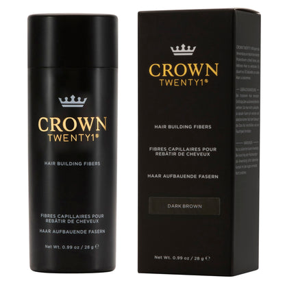 Side angle of Crown Twenty1 natural keratin concealer bottle illustrating premium sifter cap