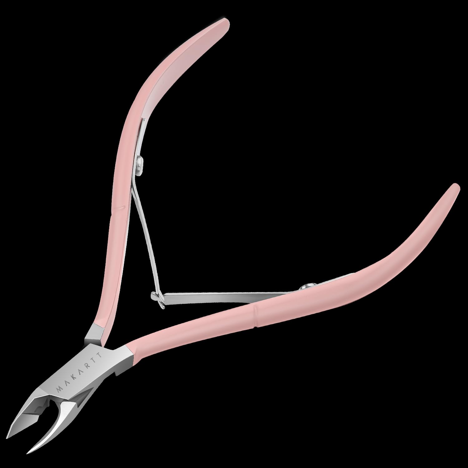 Makartt authentic USA imported pink cuticle clipper package contents including maintenance instructions