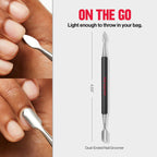 Hand holding Revlon stainless steel nail groomer