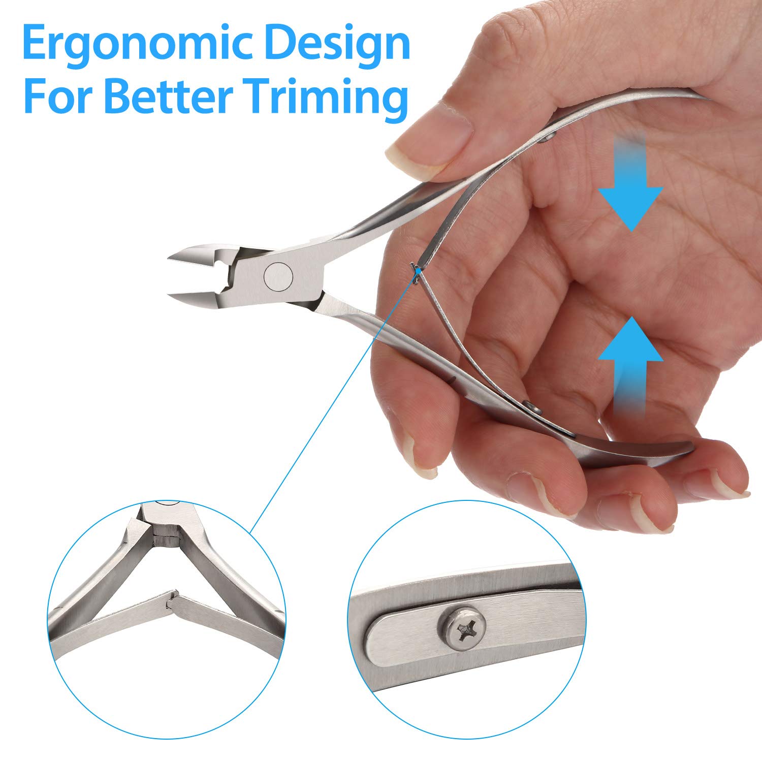 Mudder professional manicure tool showing spring action