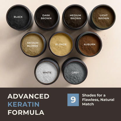 Confierr medium brown hair building powder for root touch up display