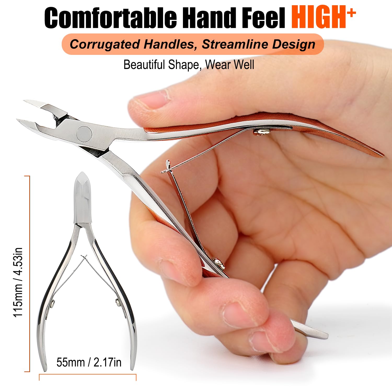 LePinko dead skin clipper in protective shell