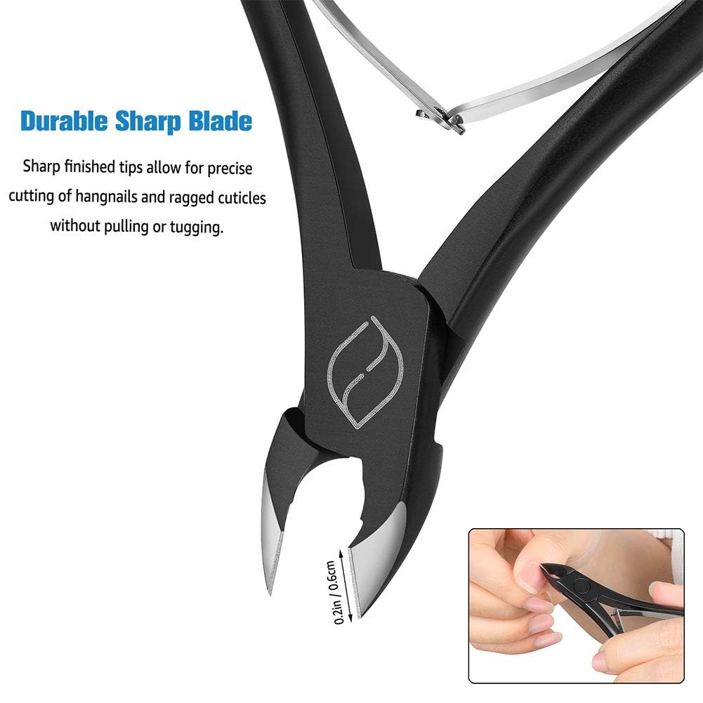 Feryes cuticle remover tool showing ergonomic handle design