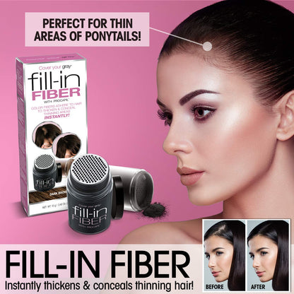 Premium 0.42 Ounce Cover Your Gray beard and hair filler bottle.