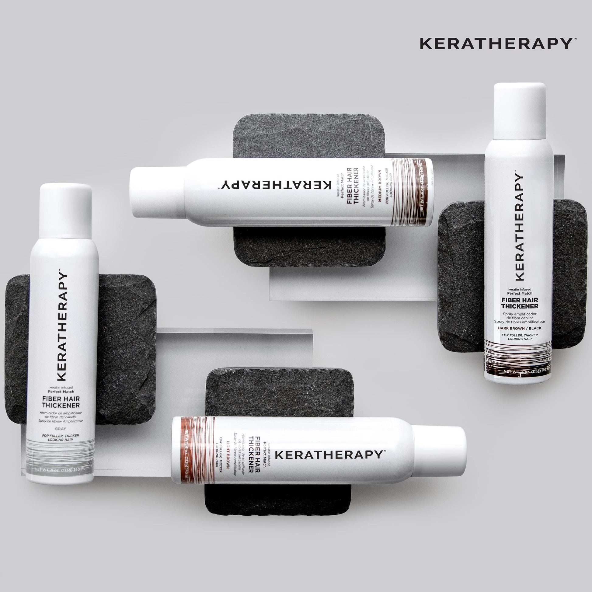Imported USA hair concealing spray packaging for fine and flat hair types