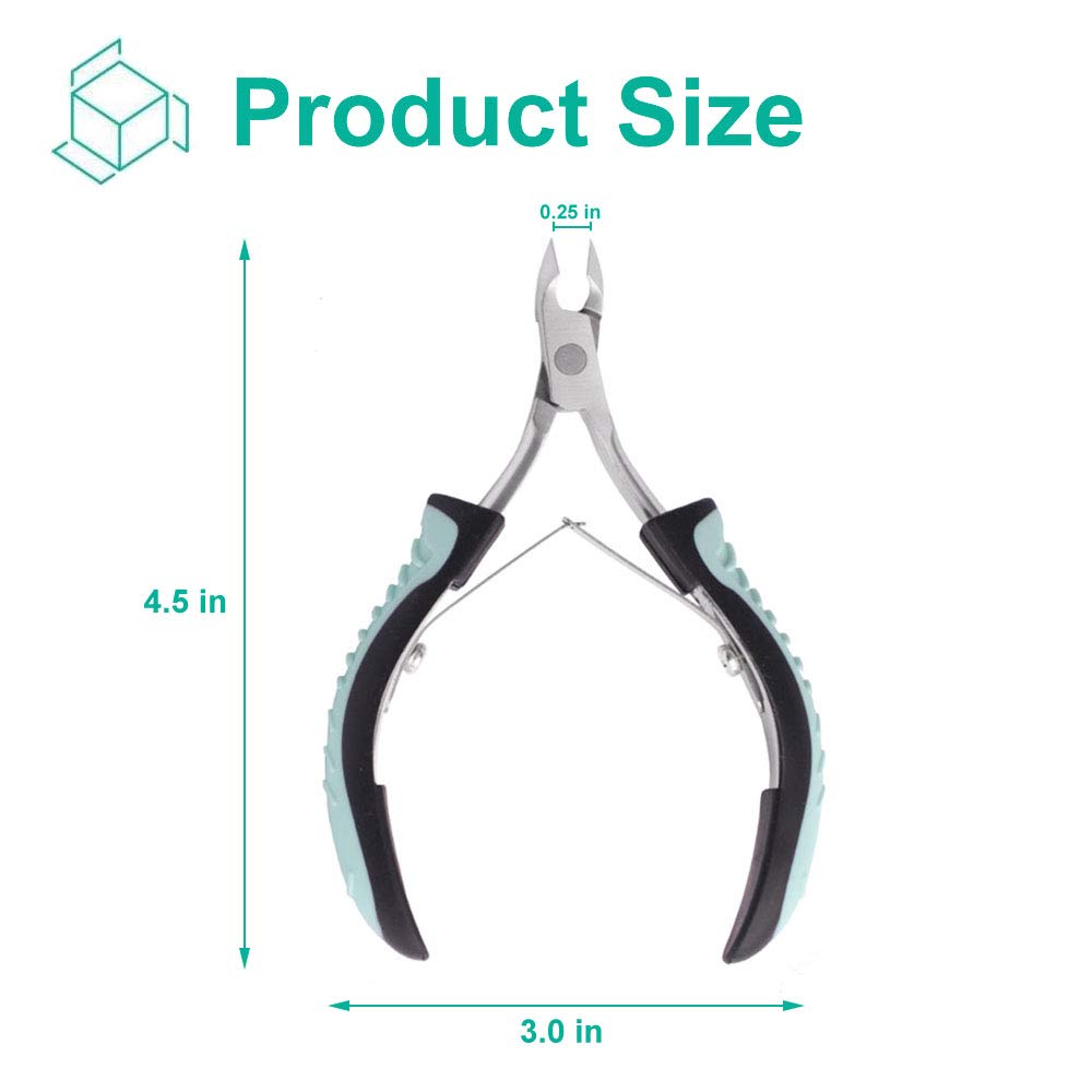 Top view of Ivon professional nail cuticle grooming tool
