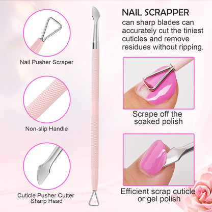 Detailed view of the Makartt gel nail scraper tool