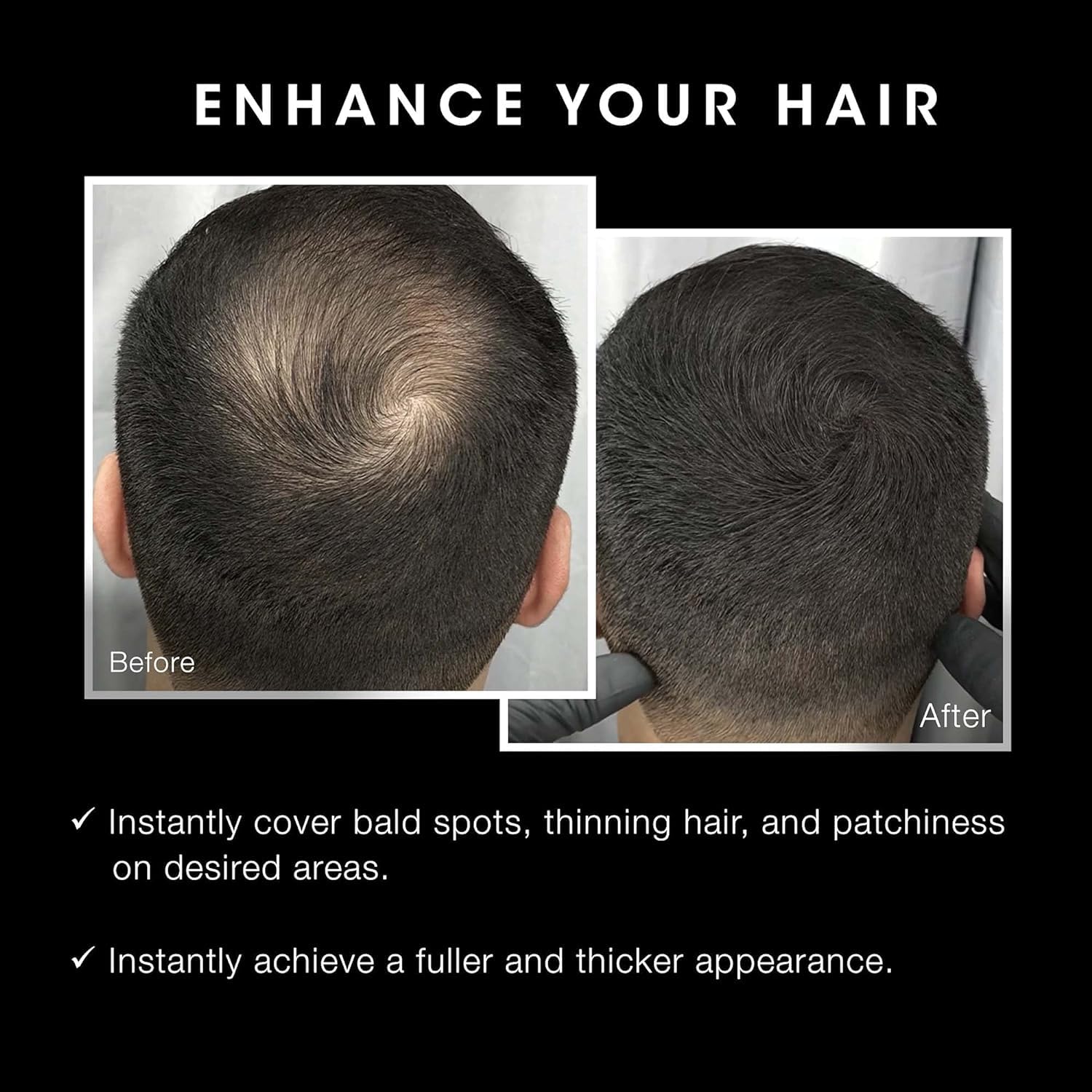 Authentic USA imported Pacinos hair fiber kit for premium grooming