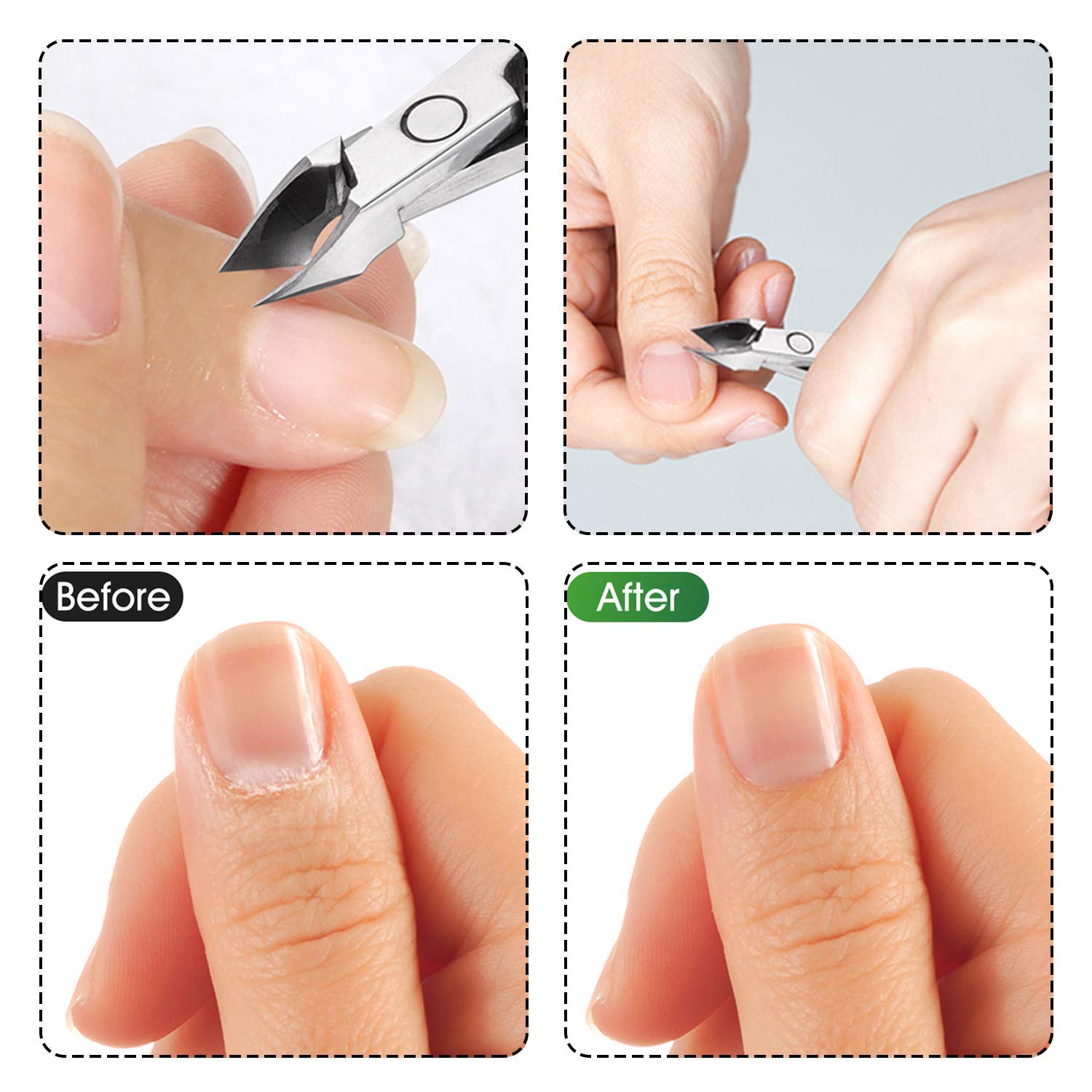 Top view of professional Opove X7 manicure and pedicure nippers