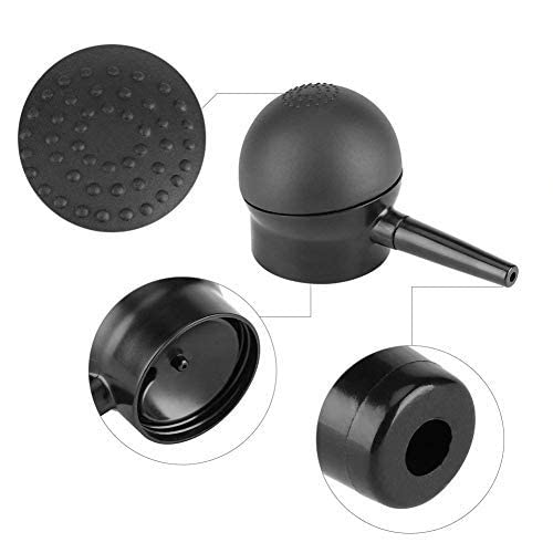 Durable ABS plastic hair fiber spray pump top view detailing screw threads