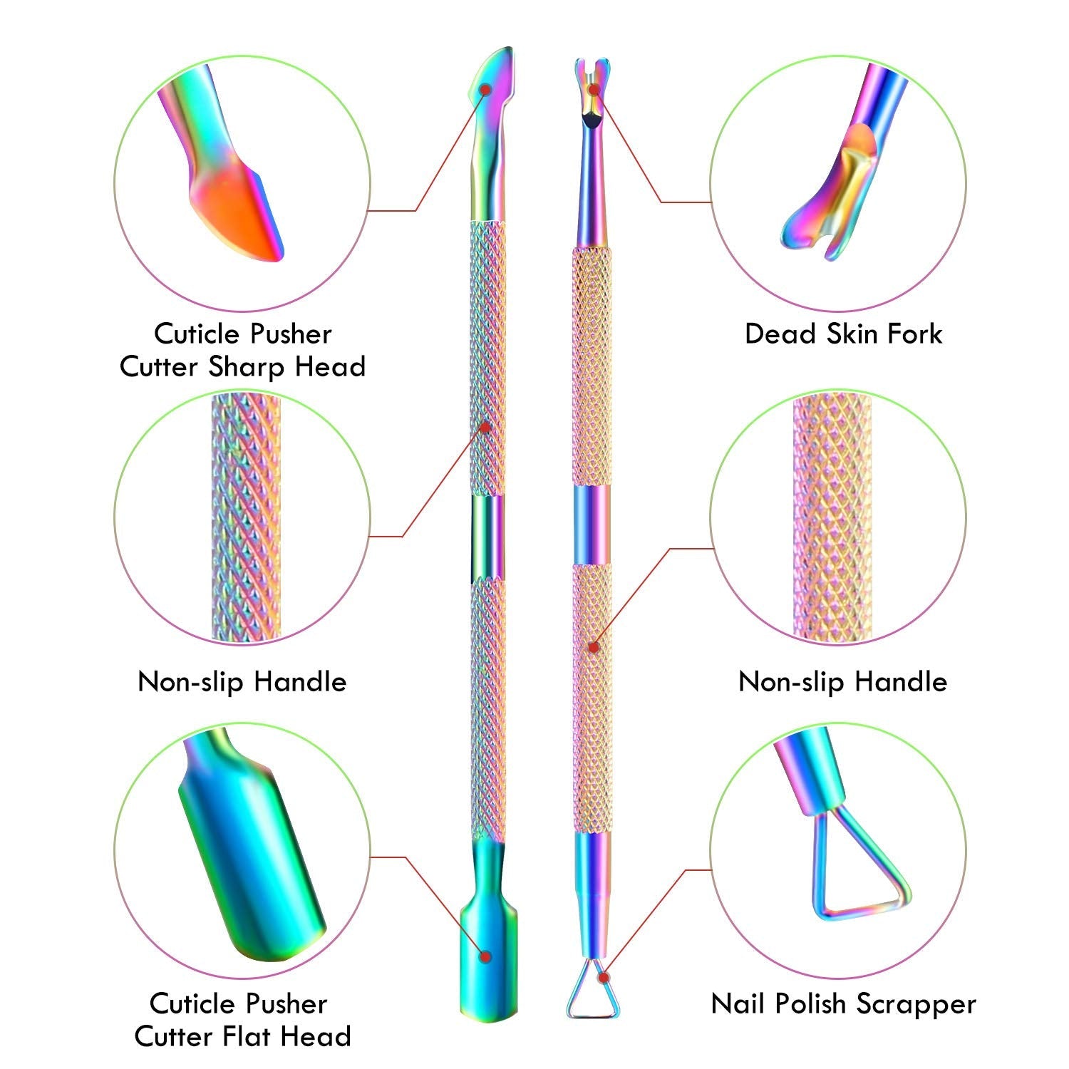 Full 5 in 1 manicure tool set for nail care